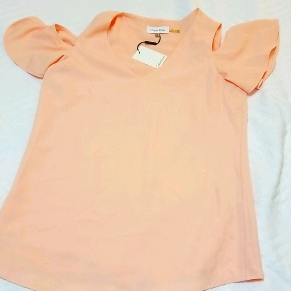 CK pink blouse brand new